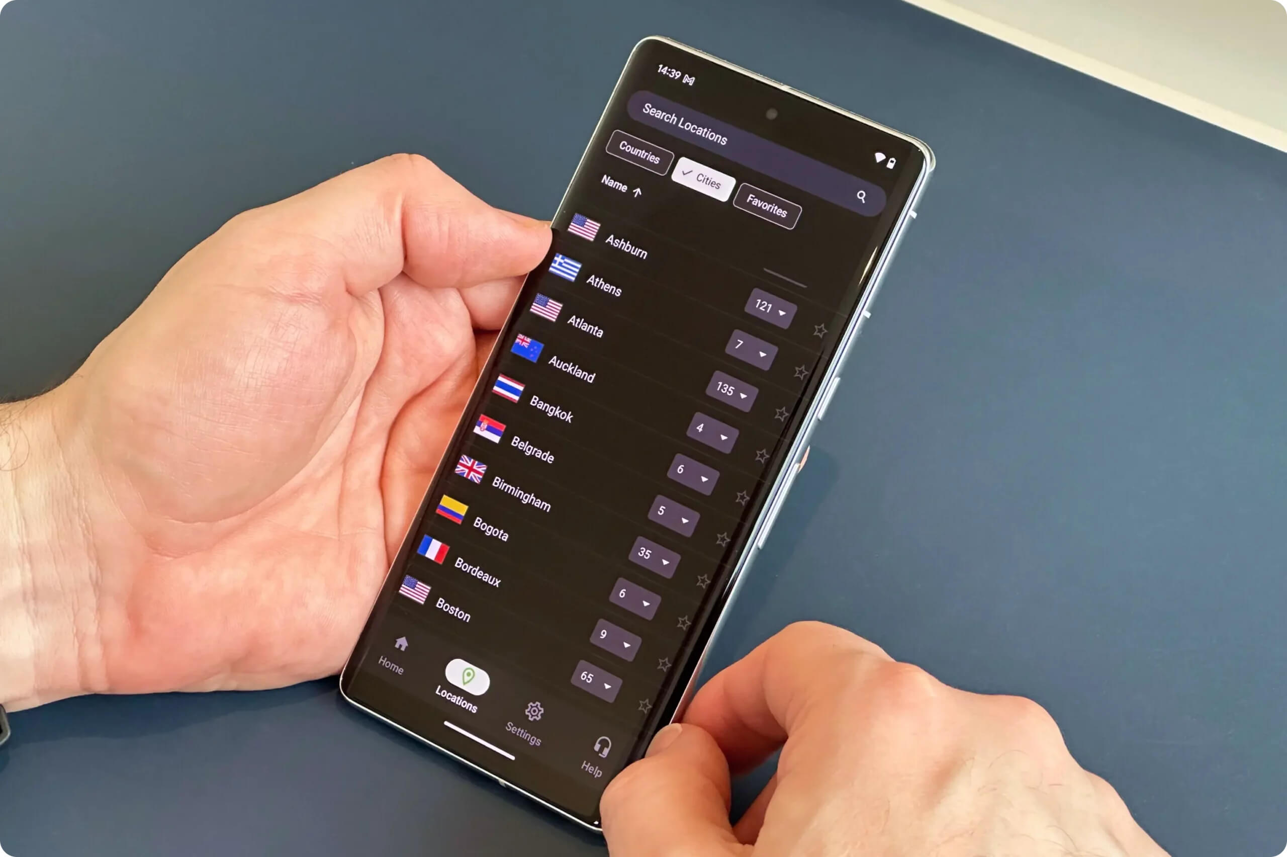IPVanish operates servers in 112 countries