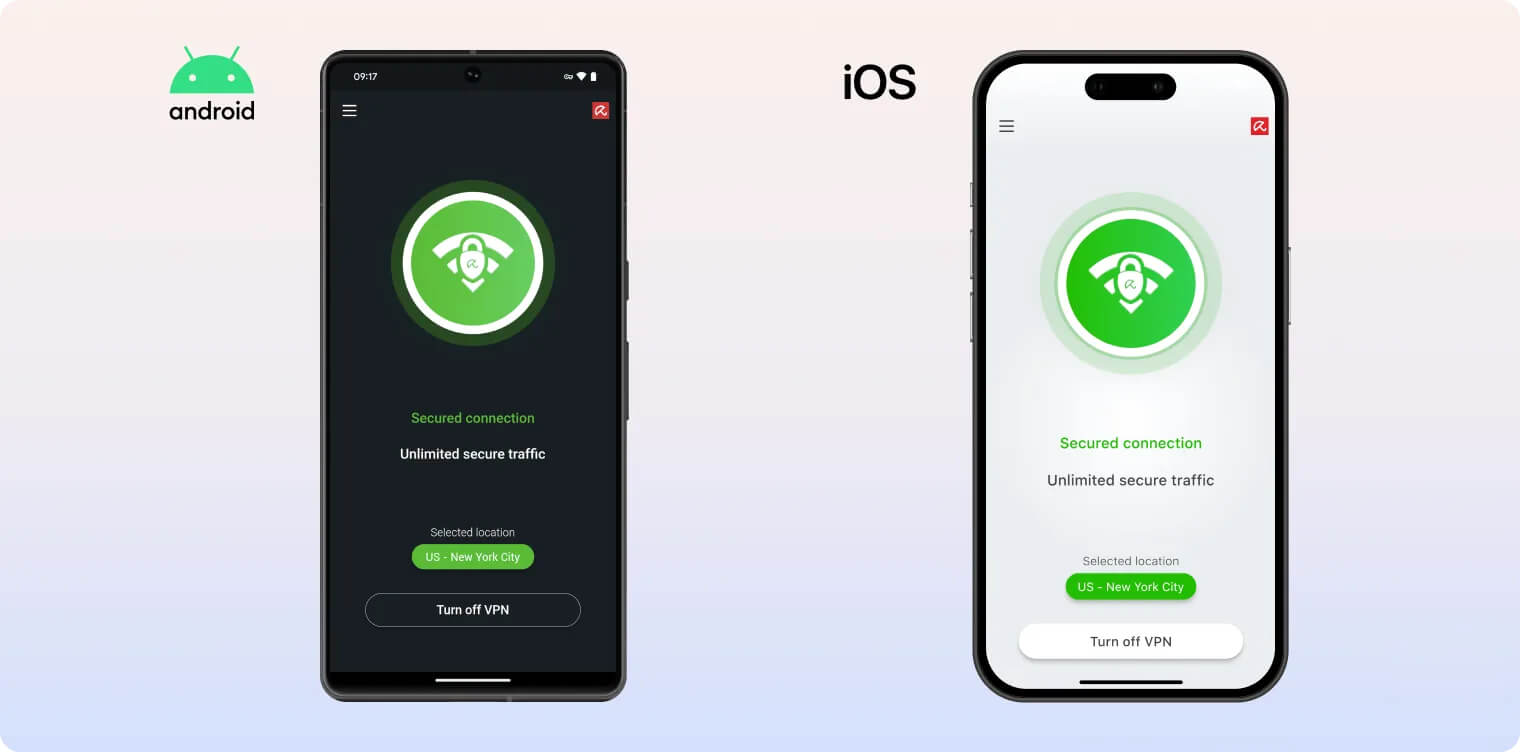 Avira Phantom android & iOS APP