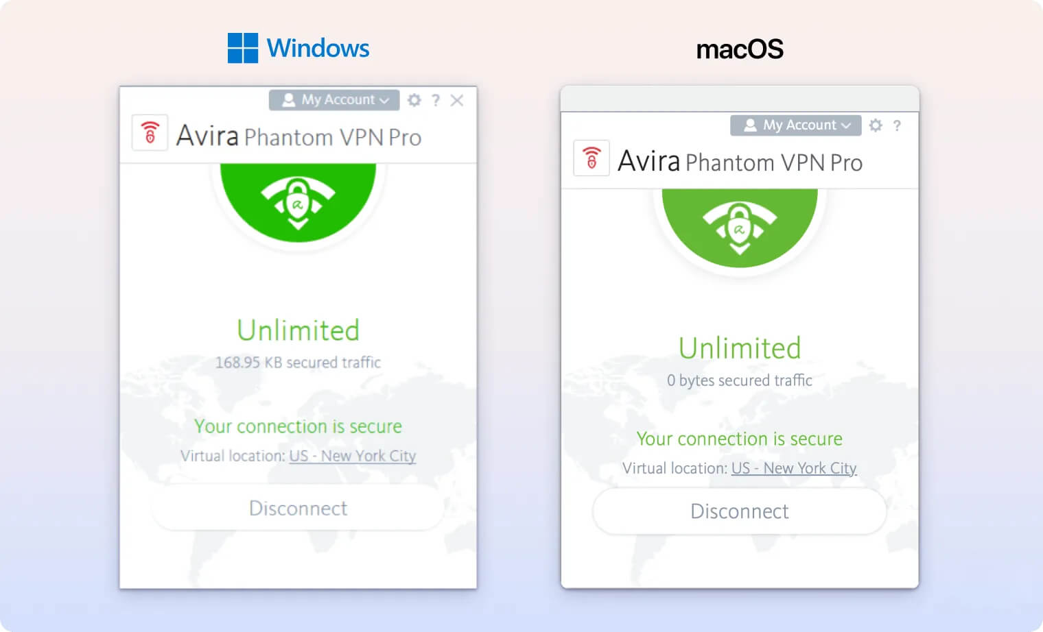 Avira Phantom VPN Windows & macOS APP