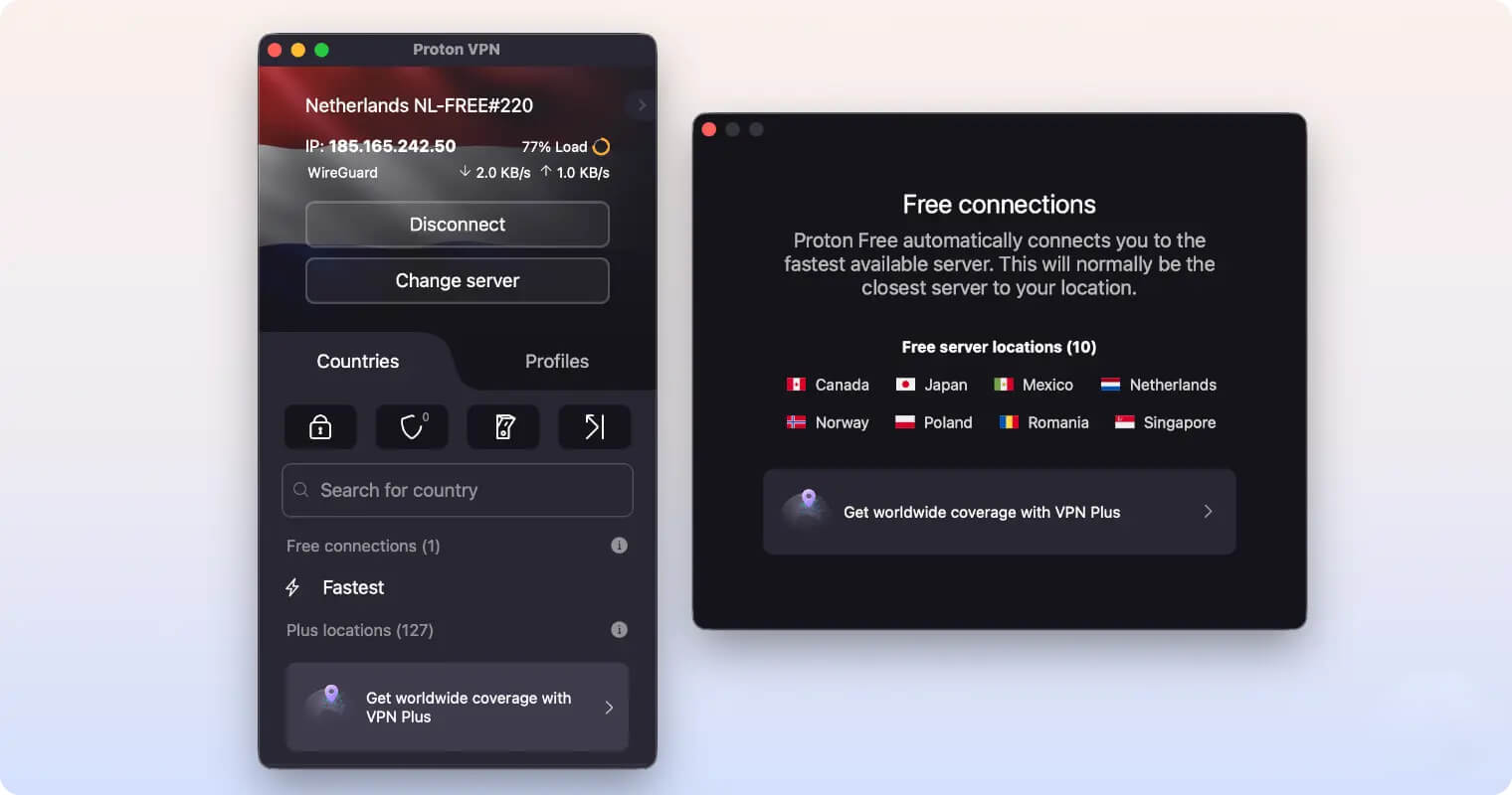 Proton VPN Free Doesn’t Allow You to Choose Server Location