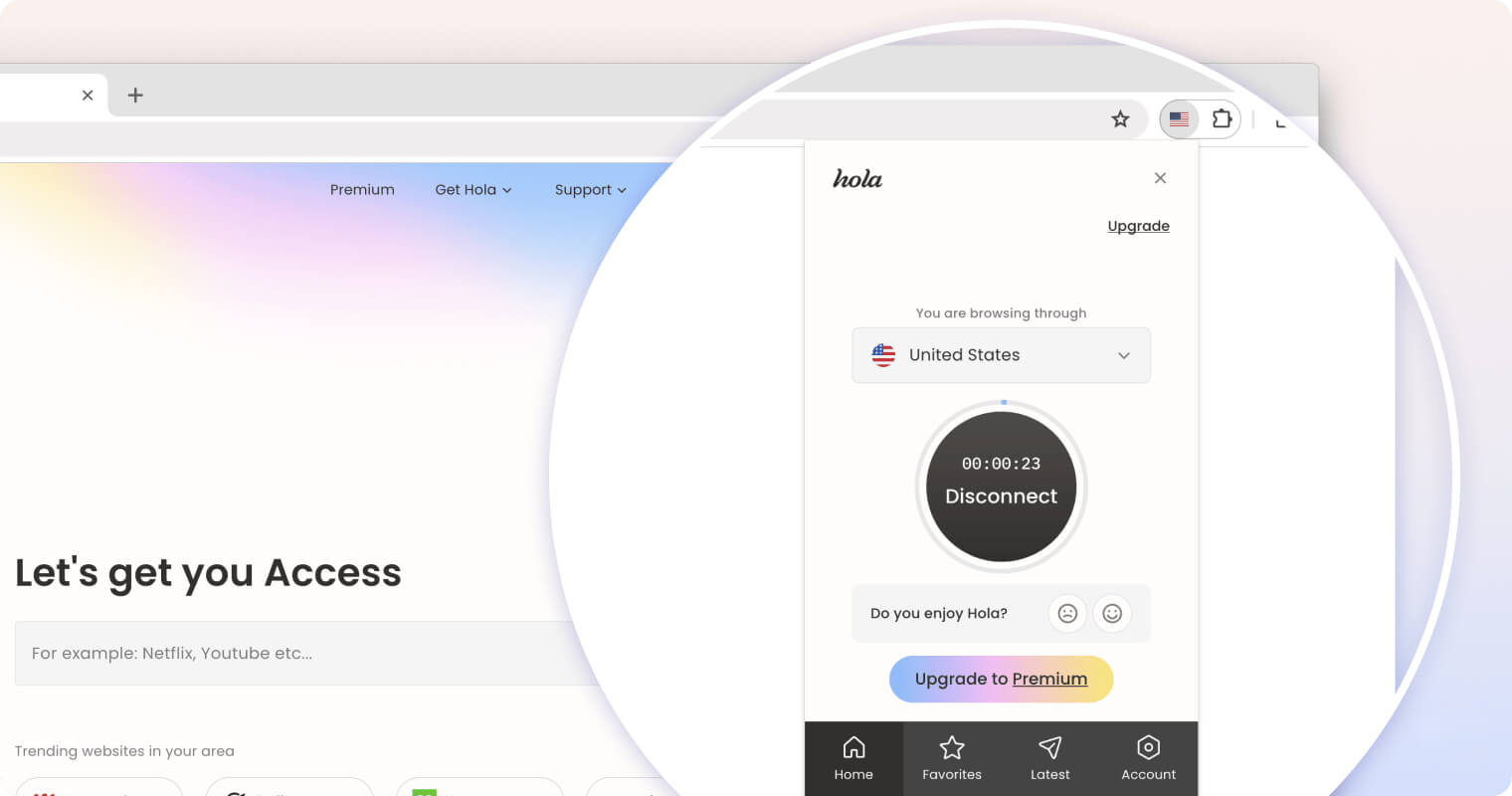 Hola’s desktop apps 