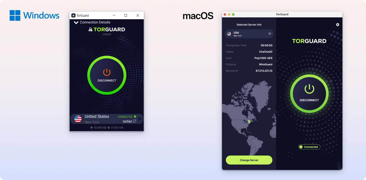 TorGuard’s Windows app