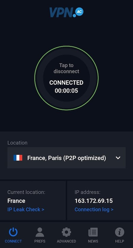 VPN.AC macOS App