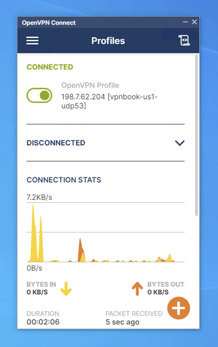 Running VPNBook via the OpenVPN 